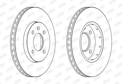 BREMSSCHEIBE JURID 562727JC 1