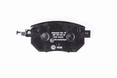 Комплект тормозных колодок, дисковый тормоз 8DB 355 011-101