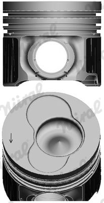 Поршень NÜRAL 87-421000-10 для VW TOUAREG