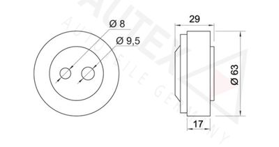ROLA INTINZATOR CUREA TRANSMISIE AUTEX 641033 1