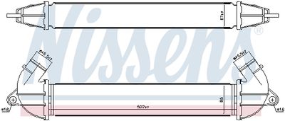 INTERCOOLER COMPRESOR NISSENS 96736 5