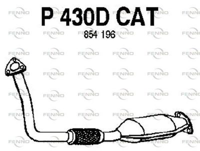 FENNO P430DCAT Катализатор  для OPEL VECTRA B универсал (J96) 2.0 DTI 16V (F35)