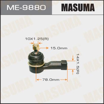 MASUMA ME-9880 Наконечник рулевой тяги  для MITSUBISHI ASX (Митсубиши Асx)