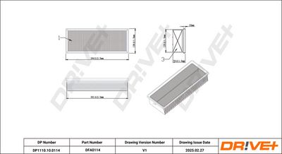 LUFTFILTER DR!VE+ DP1110100114 0