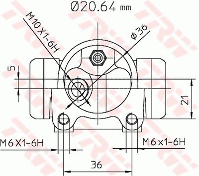 Wheel Brake Cylinder BWF282