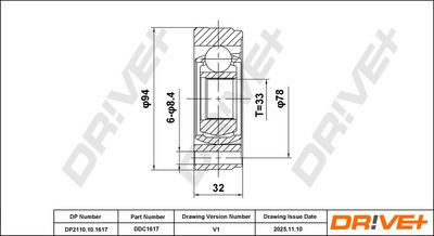 GELENKSATZ ANTRIEBSWELLE DR!VE+ DP2110101617 3
