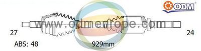 Приводной вал Multiparts 18-162101 для CITROËN JUMPY