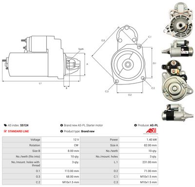 STARTER AS-PL S5124 4