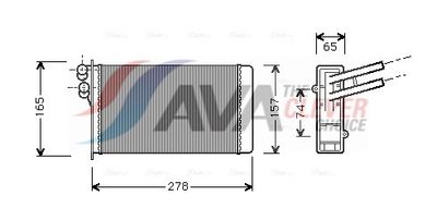 SCHIMBăTOR DE CăLDURă îNCăLZIRE HABITACLU
