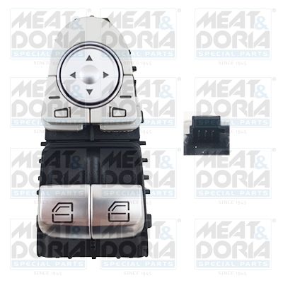 Выключатель, стеклолодъемник MEAT & DORIA 26415 для MERCEDES-BENZ V-CLASS