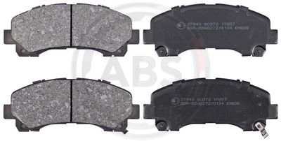 Комплект тормозных колодок, дисковый тормоз A.B.S. 37943 для ISUZU D-MAX