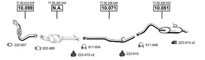 Układ wydechowy ASMET RE101670