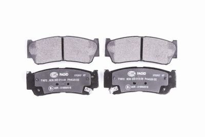 HELLA 8DB 355 013-081 Гальмівні колодки та сигналізатори  для HYUNDAI H-1 (Хендай Х-1)
