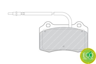 SET PLACUTE FRANA FRANA DISC FERODO FDB1379 1