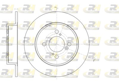 Тормозной диск ROADHOUSE 61483.00 для SUZUKI SWIFT