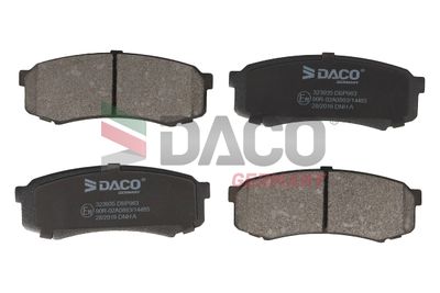 Комплект тормозных колодок, дисковый тормоз DACO Germany 323935 для LEXUS GX