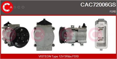 COMPRESOR CLIMATIZARE CASCO CAC72006GS