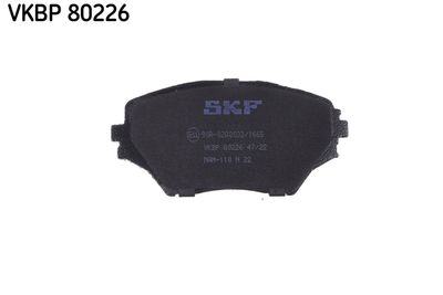Комплект тормозных колодок, дисковый тормоз SKF VKBP 80226 для TOYOTA PICNIC