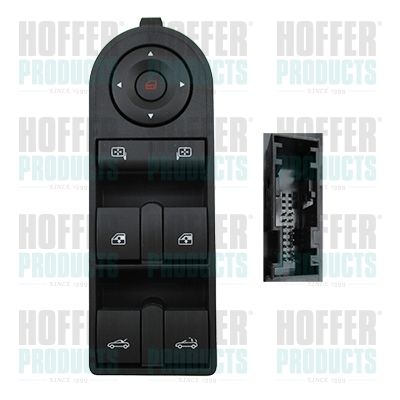 Выключатель, стеклолодъемник HOFFER 2106086 для OPEL TIGRA