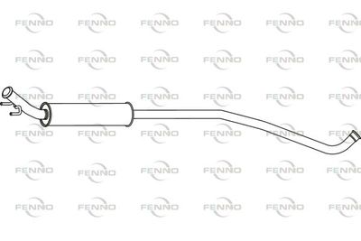 Tłumik środkowy FENNO P4669