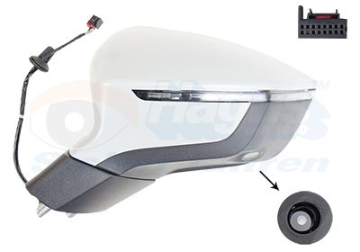 Наружное зеркало VAN WEZEL 4907825 для SEAT ATECA