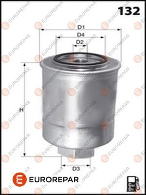 Топливный фильтр EUROREPAR 1609692080 для HYUNDAI TRAJET