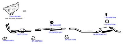 Изпускателна система OPTIMAL OP-EXSVW804