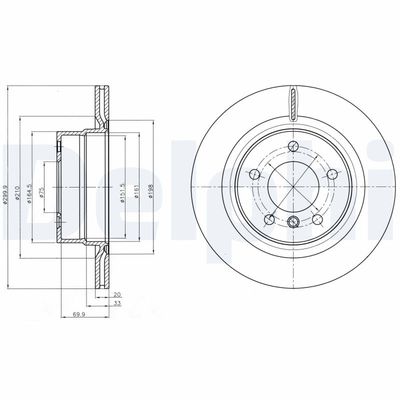 DISC FRANA DELPHI BG4293