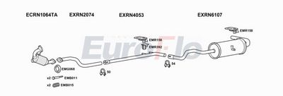 Układ wydechowy EUROFLO RNSCE15D6011B