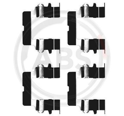 Zestaw akcesoriów, klocki hamulcowe A.B.S. 1161Q