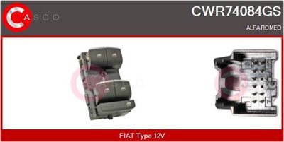 COMUTATOR MACARA GEAM CASCO CWR74084GS