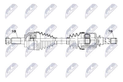 полуоска NTY NPW-MZ-114