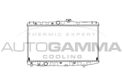 AUTOGAMMA 101014 Радиатор охлаждения двигателя  для TOYOTA CORONA (Тойота Корона)