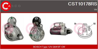 CASCO CST10178RS Стартер  для VW (Фольксваген_)