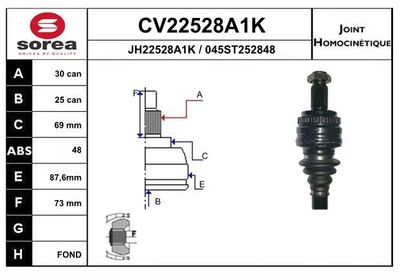 GELENKSATZ ANTRIEBSWELLE