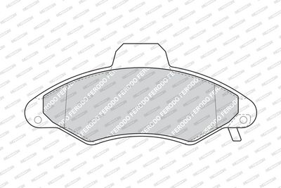 SET PLACUTE FRANA FRANA DISC FERODO FDB1276 1