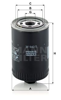 MANN-FILTER Hydraulische filter, automatische transmissie (W 940/5)