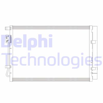 Конденсатор, кондиционер DELPHI CF20414 для HYUNDAI i20