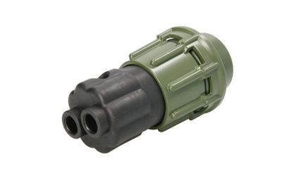Draadstekker (35mm², met draadring, NATO, 2-polig voor hoge belastingen)