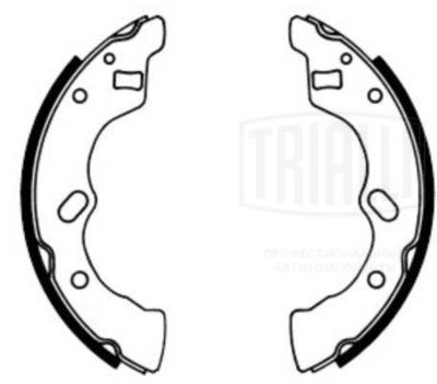 TRIALLI GF 4546 Ремкомплект барабанных колодок  для MAZDA 121 II (DB) 1.3 i 16V