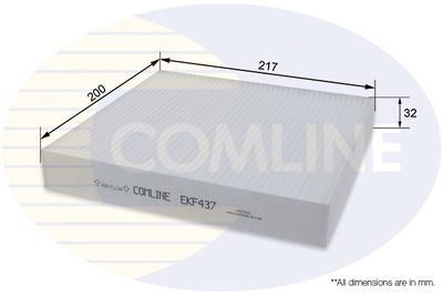 Filter, interior air COMLINE EKF437