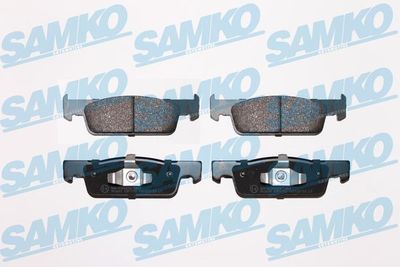 Комплект тормозных колодок, дисковый тормоз SAMKO 5SP1702 для SMART FORFOUR