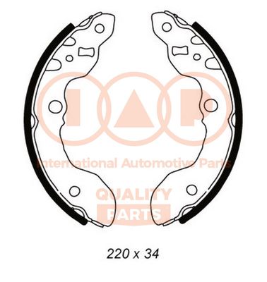 Комплект тормозных колодок IAP QUALITY PARTS 705-16053 для SUZUKI SWIFT