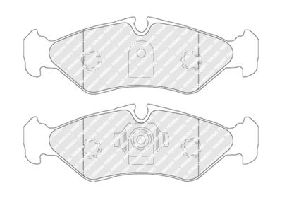 Комплект тормозных колодок, дисковый тормоз FVR1039