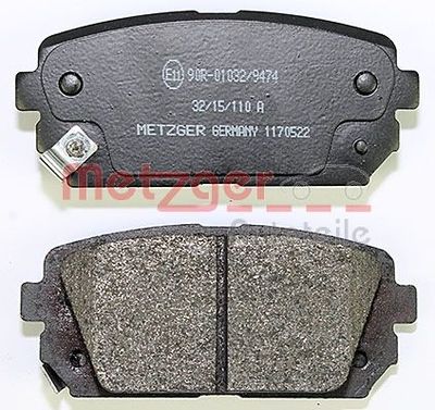 SET PLACUTE FRANA FRANA DISC METZGER AUTOTEILE 1170522 2