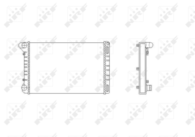 Радиатор, охлаждение двигателя WILMINK GROUP WG1722499 для FIAT PUNTO