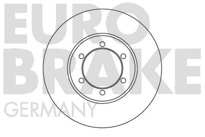 Тормозной диск EUROBRAKE 5815203003 для MITSUBISHI L300