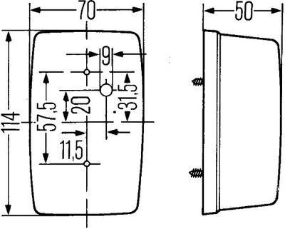 Фонарь указателя поворота 2BA 002 324-021