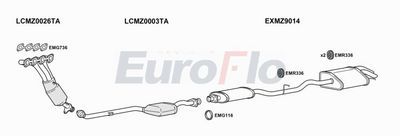 Układ wydechowy EUROFLO MZC23180300LHD