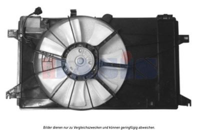 Вентилятор, охлаждение двигателя AKS DASIS 118032N для MAZDA 5